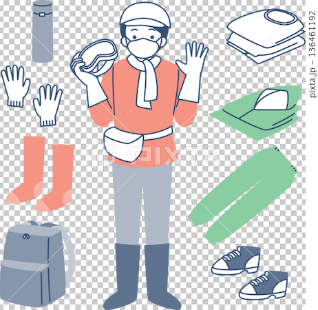 災難志工物品 災難志工物品 136461192