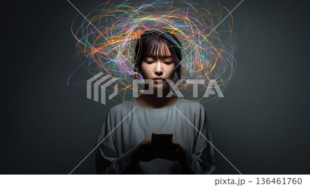 Digital Overload and Mental Chaos Digital Overload and Mental Chaos 136461760