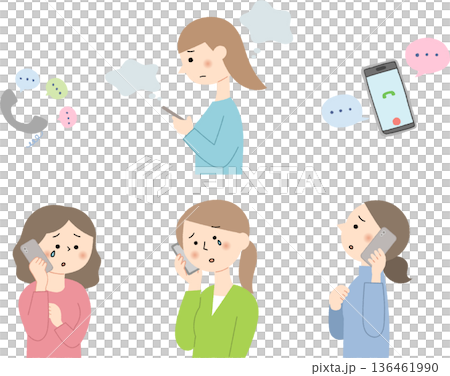 女性智慧型手機諮詢 136461990