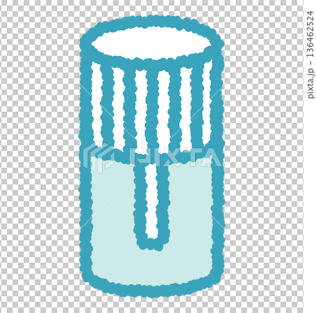 手繪硬質隱形眼鏡盒插圖 136462524