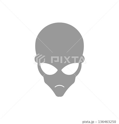 hacker in black and white icon, simple style 136463250