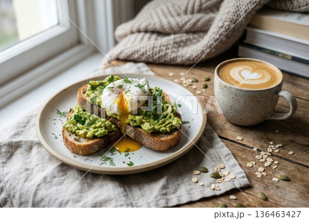 food photography scene with a cozy slow-living aesthetic food photography scene with a cozy slow-living aesthetic 136463427