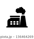 Industrial Icon Flat Vector. Clean and minimal graphic design. 136464269