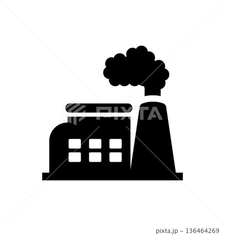 Industrial Icon Flat Vector. Clean and minimal graphic design. Industrial Icon Flat Vector. Clean and minimal graphic design. 136464269