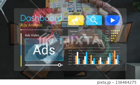 Team Collaboration on Ads Analysis Dashboard with Charts and Data Visualizations for Marketing Strategy Evaluation and Optimization Gluon Team Collaboration on Ads Analysis Dashboard with Charts and Data Visualizations for Marketing Strategy Evaluation and Optimization Gluon 136464275
