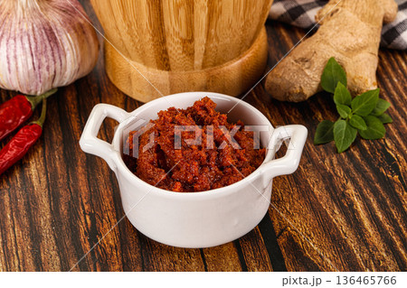 Thai cuisine - Tom Yum paste Thai cuisine - Tom Yum paste 136465766