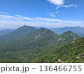 日光女峰山から男体山、大真名子山、小真名子山 136466755