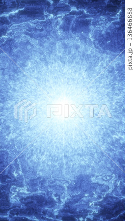 Blue water energy burst with ripples and foam, forming an abstract underwater explosion texture Blue water energy burst with ripples and foam, forming an abstract underwater explosion texture 136466888