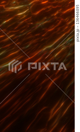 Flowing molten amber texture with glowing liquid waves and metallic reflections, abstract heat and energy background Flowing molten amber texture with glowing liquid waves and metallic reflections, abstract heat and energy background 136466895