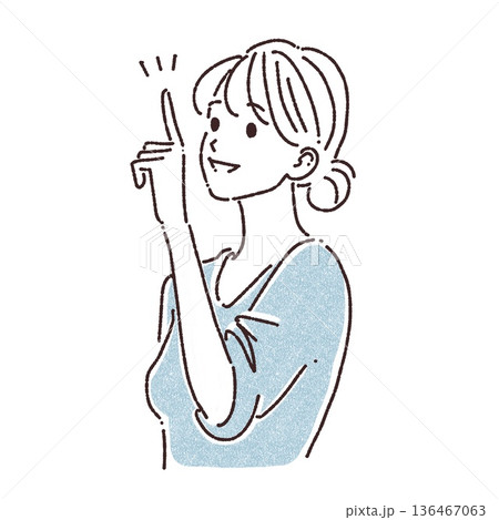 女性・女の子のイラスト素材 女性・女の子のイラスト素材 136467063