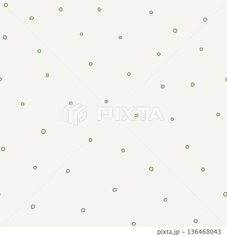 Seamless Subtle Sage Dot Pattern on Warm Beige 136468043