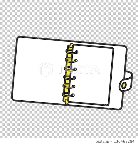 可作貼紙簿使用的透明活頁夾 136468284