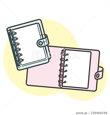 シール帳として使える透明バインダー シール帳として使える透明バインダー 136468294