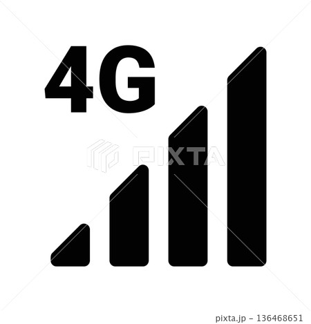 Simple black vector icon with a theme wireless connection Simple black vector icon with a theme wireless connection 136468651