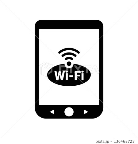 Simple black vector icon with a theme electronic book 136468725