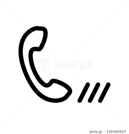 Active Phone Handset with Communication Signal 136468824