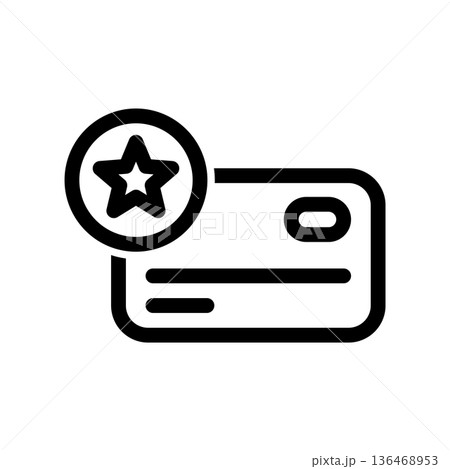 Simple black vector icon with a theme bank card Simple black vector icon with a theme bank card 136468953