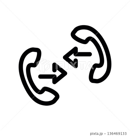 Phone Interaction Two Phones Communicating Phone Interaction Two Phones Communicating 136469133