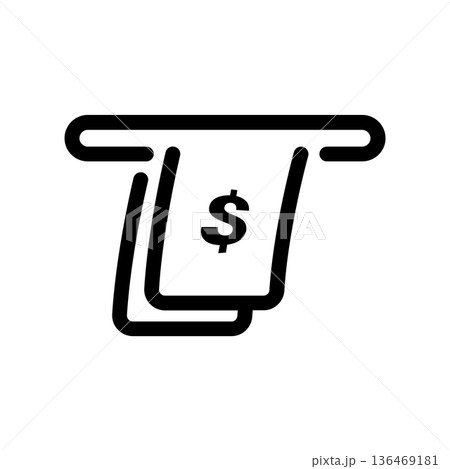 Simple vector icon bank card Simple vector icon bank card 136469181