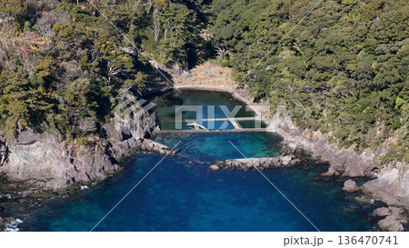 真鶴水族館跡(空撮) , 神奈川県足柄下郡,日本 真鶴水族館跡(空撮) , 神奈川県足柄下郡,日本 136470741