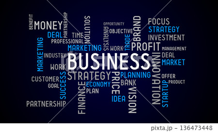 Business - typographic concept Business - typographic concept 136473448
