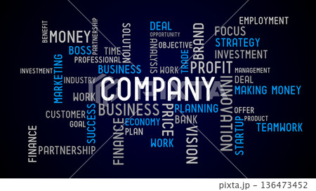 Company - typographic concept Company - typographic concept 136473452