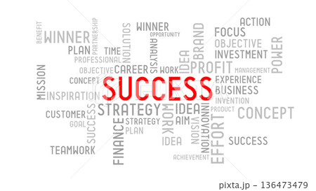 Success - typographic concept Success - typographic concept 136473479