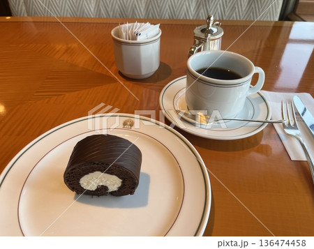 カフェのディスプレイ カフェのディスプレイ 136474458