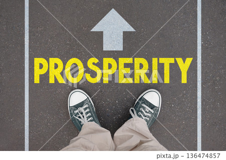 Prosperity - legs with trainer shoes 136474857