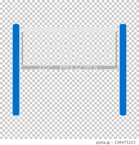 Volleyball net illustration 136475223