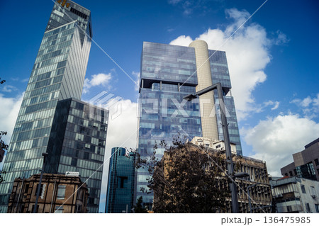 Cityscape and street view of Tel Aviv 136475985