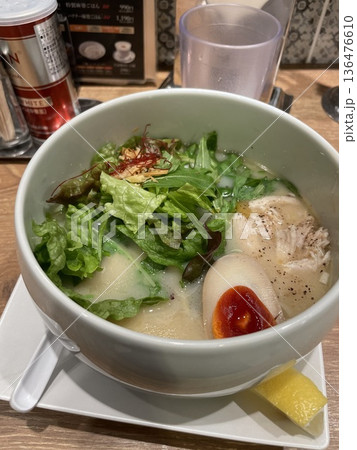 横浜で食べたオシャレラーメン 横浜で食べたオシャレラーメン 136476610