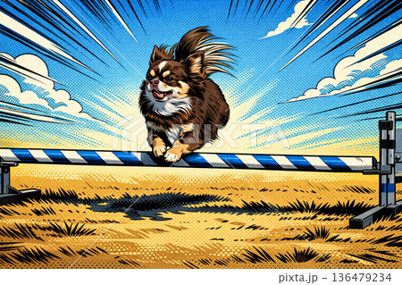 アジリティドッグ　ドッグスポーツ　チワワ 136479234