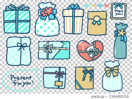 手書きのプレゼント 136480259