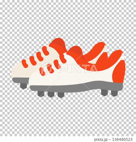 Track and field spike illustration Track and field spike illustration 136480523