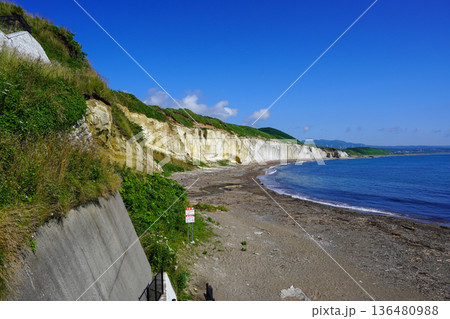 シラフラ（滝瀬海岸・乙部町） 136480988
