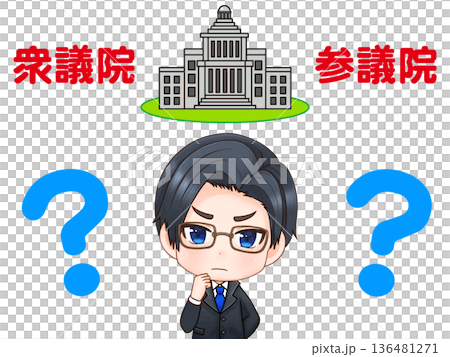 供政治家了解眾議院和參議院之間差異的資料 136481271