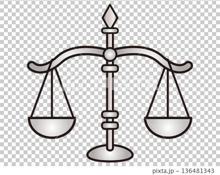 Simple balance illustration material 3 136481343