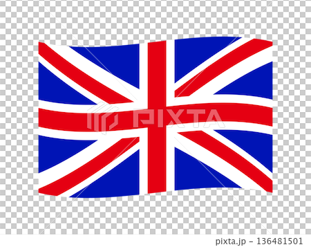 イギリスの国旗のイラスト素材4 136481501