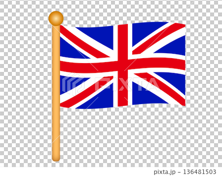 英國國旗插畫素材 6 136481503