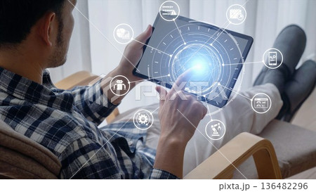 Predictive maintenance icons for industrial automation and smart factory Gist 136482296