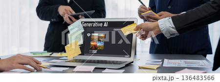 Generative AI virtual assistant tools for prompt engineer and end user brisk 136483566