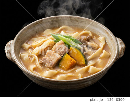 山梨名物 ほうとう鍋 山梨名物 ほうとう鍋 136483904