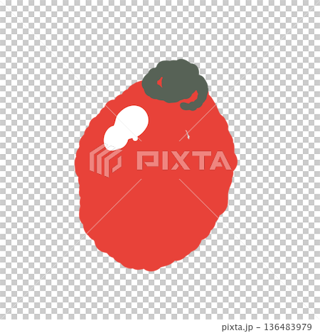 光澤亮麗的玫瑰果,鮮豔的紅色果實材料 光澤亮麗的玫瑰果,鮮豔的紅色果實材料 136483979