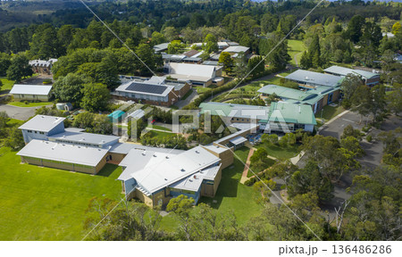 Photograph of the Wentworth Falls TAFE College in the Blue Mountains Photograph of the Wentworth Falls TAFE College in the Blue Mountains 136486286