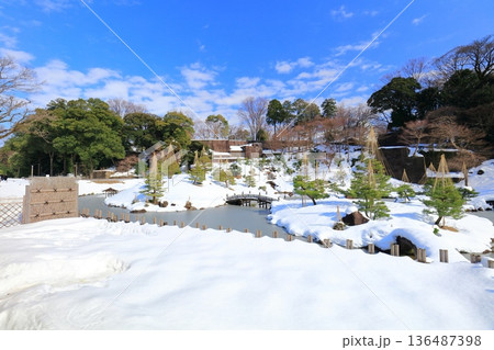 【石川県】白銀の金沢城　玉泉院丸庭園 136487398
