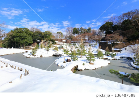 【石川県】白銀の金沢城　玉泉院丸庭園 136487399