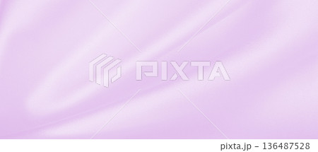 Smooth elegant lilac silk or satin texture as wedding background. Luxurious background design 136487528