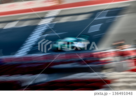 racing supercars on the circuit, Battle of the teams, long exposure photography, supercars drive past at high speed, pitstops, training runs, watching people,  136491048