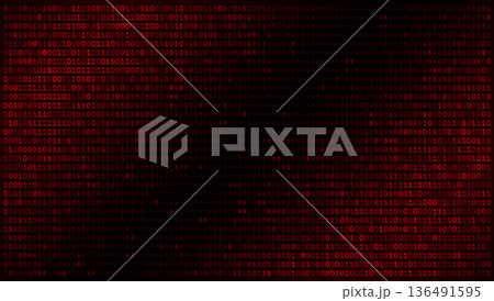 Digital Gridlock - Crimson Binary Array and Cyberpunk Network Integrity Patterns Digital Gridlock - Crimson Binary Array and Cyberpunk Network Integrity Patterns 136491595